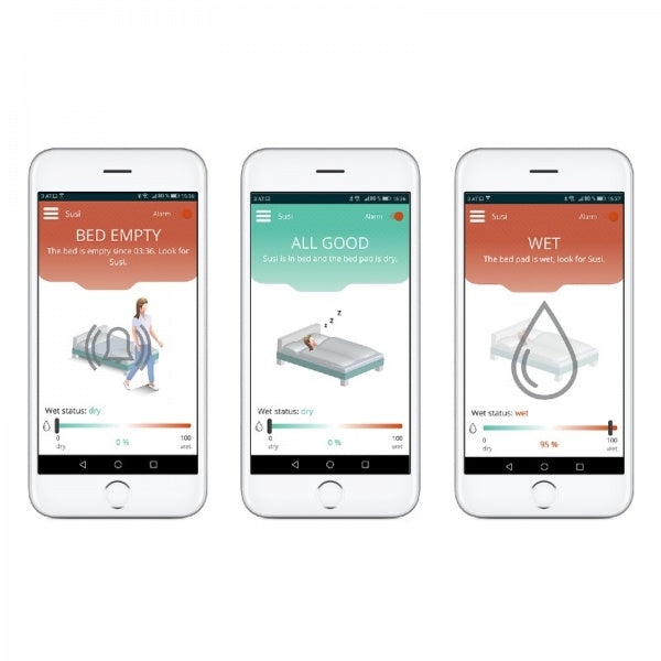 Texible Wisbi Smart Incontinence and Bed Exit Sensor Mat Set