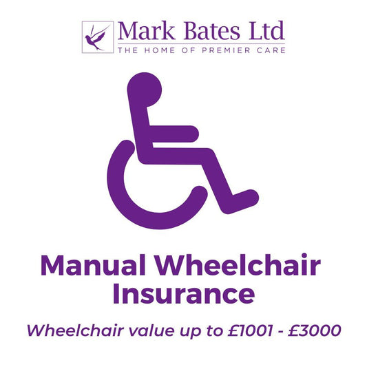 MARK BATES MANUAL WHEELCHAIR INSURANCE - WHEELCHAIR VALUE £1001 - £3000