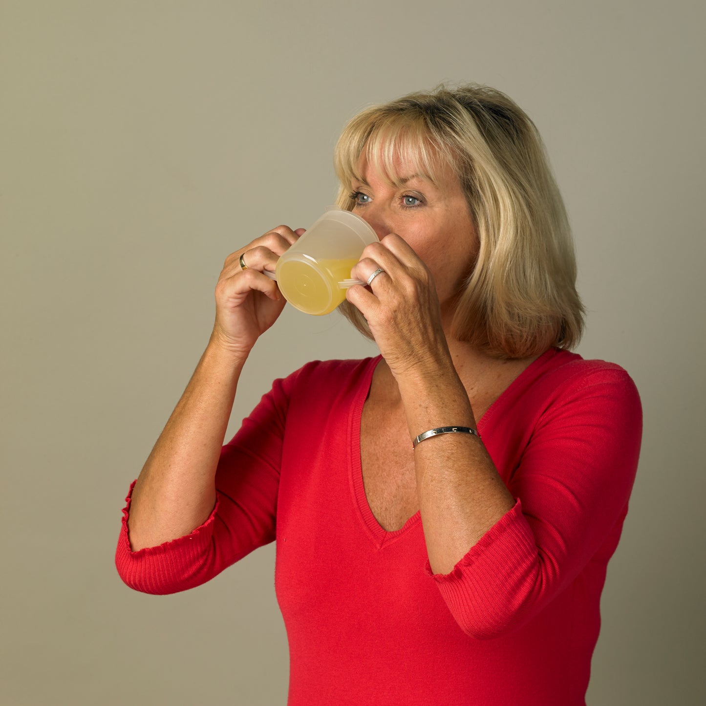 Women Using Two Handed PP Mug