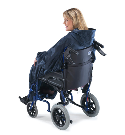 Wheelchair Mac with Sleeves Lined