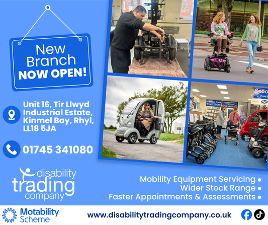 Brand New Mobility Centre NOW OPEN in North Wales!