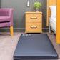 alertamat crash mat withwireless nurse call alert on carpetted flooring next to bed