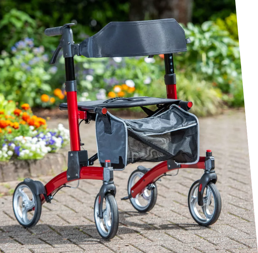 Dash fold down rollator