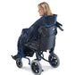 Wheelchair Mac with Sleeves Lined