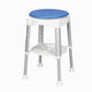 Round Bath Stool with Rotating Seat
