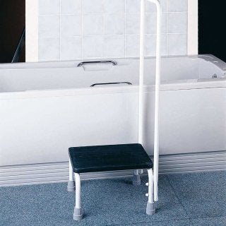 Step Stool with Handrail